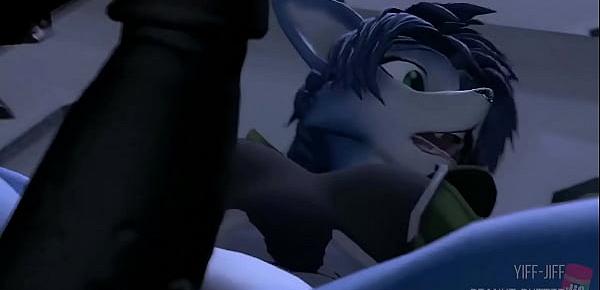  Krystal x Blade wolf Gang Bang (MGS x Star Fox) Furry animation